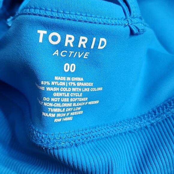 Torrid Active Blithe Blue Light Support Low Impact Wireless Sports Bra, NWT - Picture 5 of 6